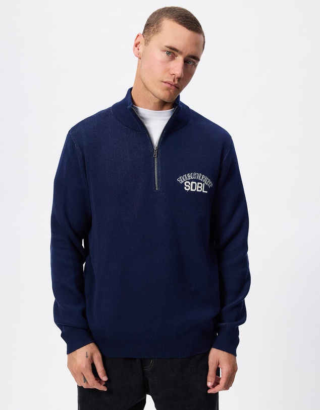 S Double - Team Knit Quarter Zip