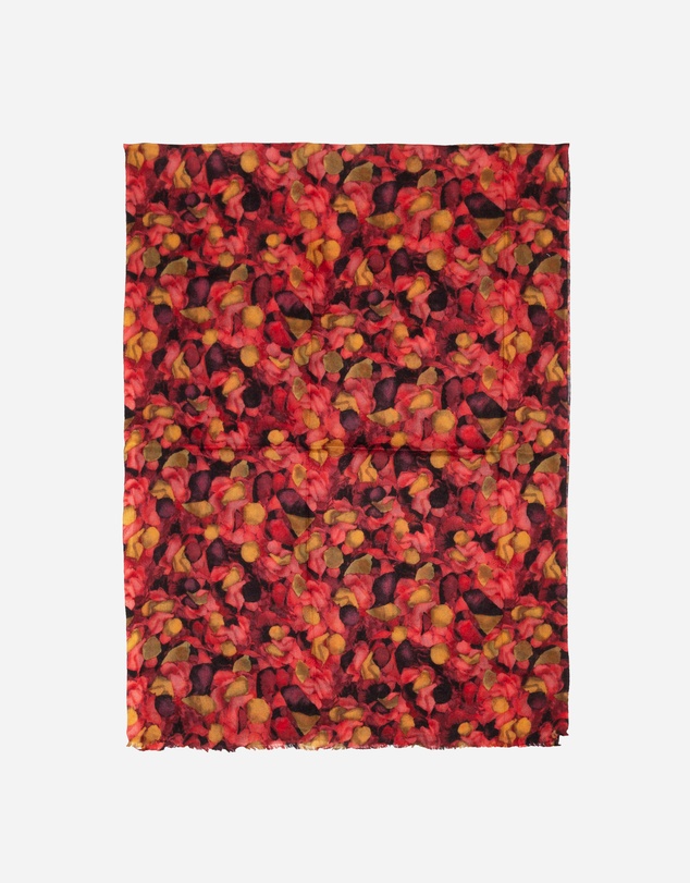Ozwear Connection Uggs - 100% Australian Wool Print Scarf Saffron Leaves Floral