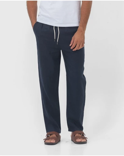Coast Clothing - Coast Linen Pant - Navy