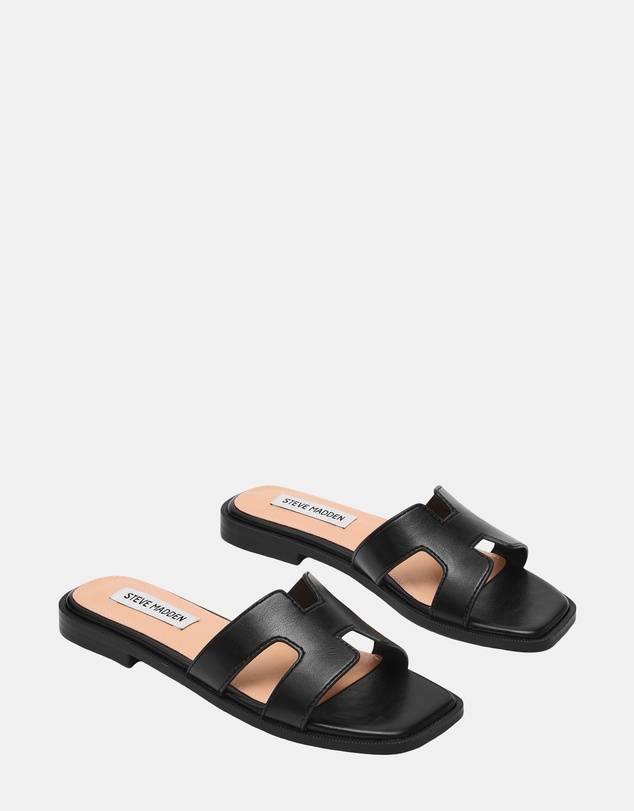 Steve Madden - Haileyy Black Sandals