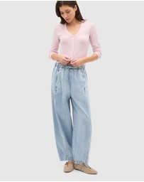 Seed Heritage - Australian Merino Cropped Cardigan