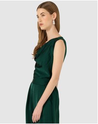 SACHA DRAKE - Luxe Cowl Bias Top
