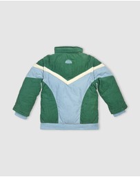 Banabae - Convertible Cord Puffer Jacket - Ocean