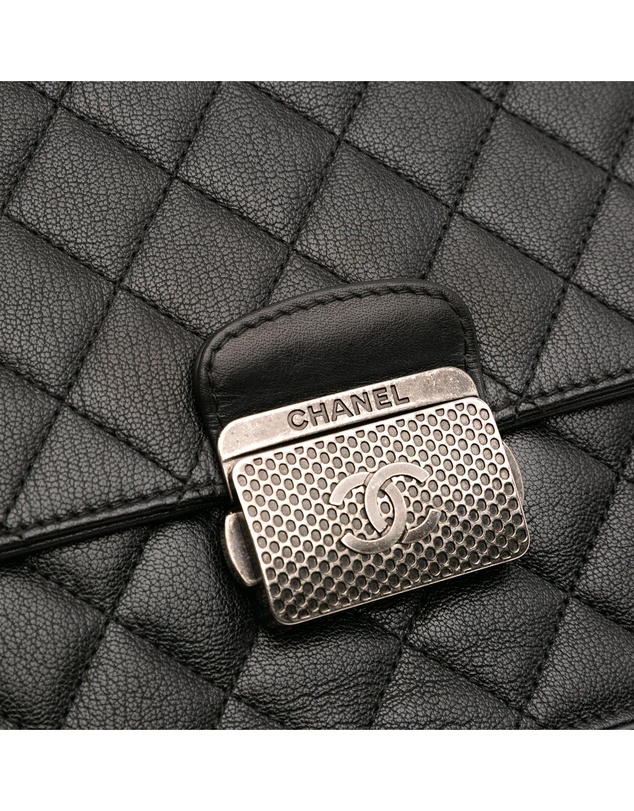 Pre-Loved by Azura Reborn - Pre-Loved Medium Quilted Goatskin CC University Flap