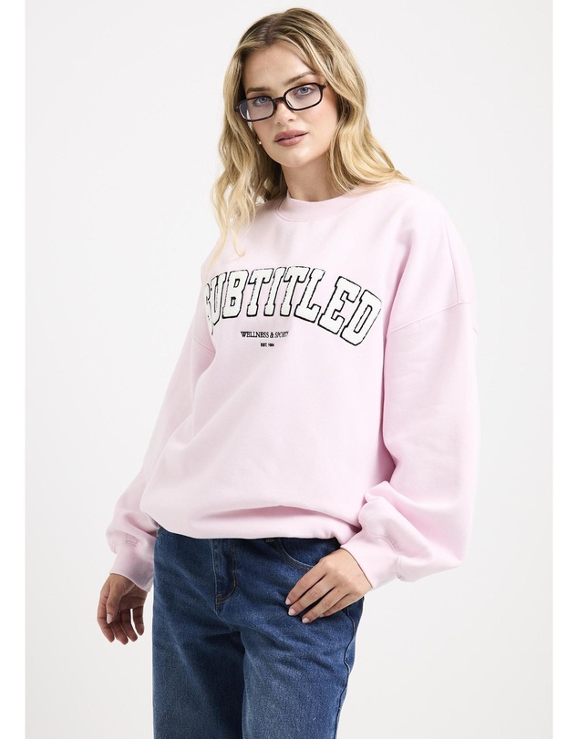 Subtitled - NYC Oversized Crew Neck Jumper