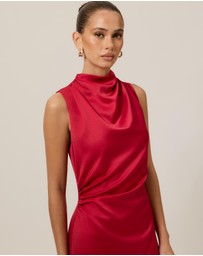 Tussah - Cowl Neck Midi Dress