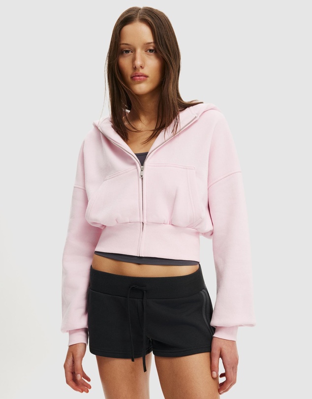 Cotton On - Oversized Zip Through Hoodie