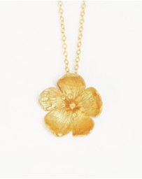 Ottoman Hands - Buttercup Gold Flower Pendant Necklace