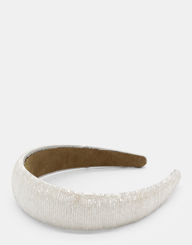 Morgan & Taylor - Theodora Headband in White
