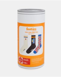 American Needle - Fanta Retro Sneaker Sock 3 Pack Gift Can