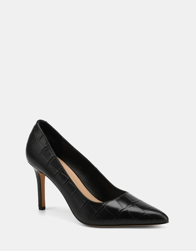 Wittner - Ravyn Croc Embossed Leather Pumps