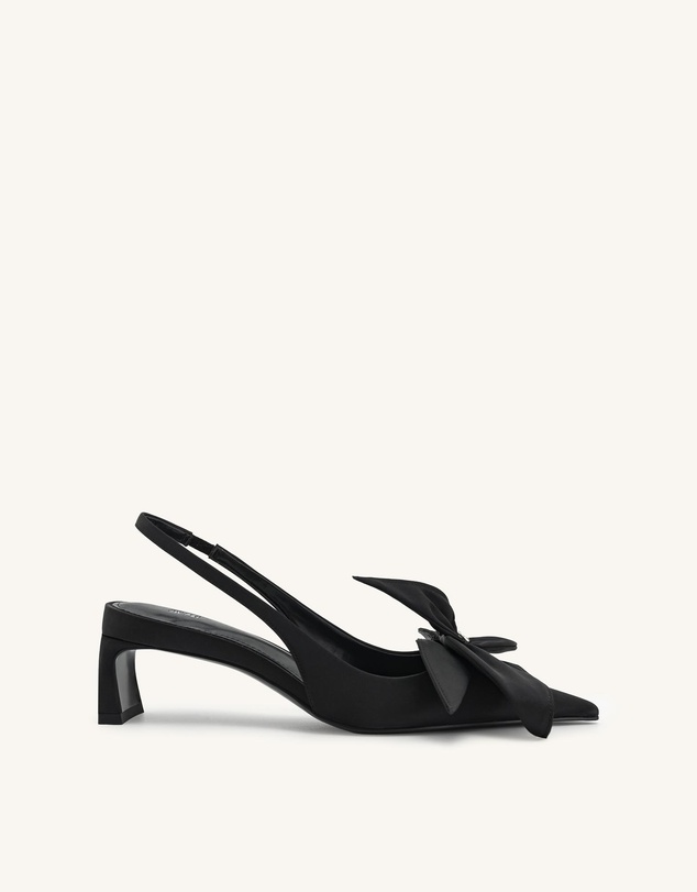 JW PEI - Queena Floral Appliques Slingback Pumps