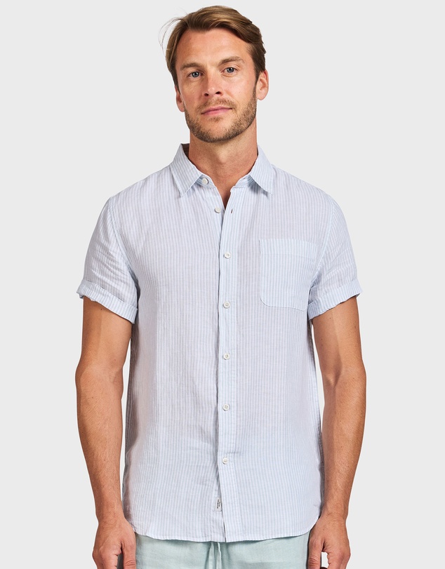 Academy Brand - Rory Short Sleeve Linen Shirt
