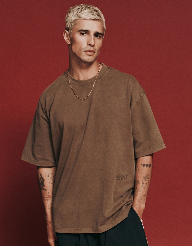 SSAINT - The Legacy Tee - Vintage Brown/Tonal Logo