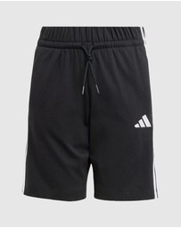 adidas Sportswear - 3-Stripe Essentials Shorts - Kids-Teens