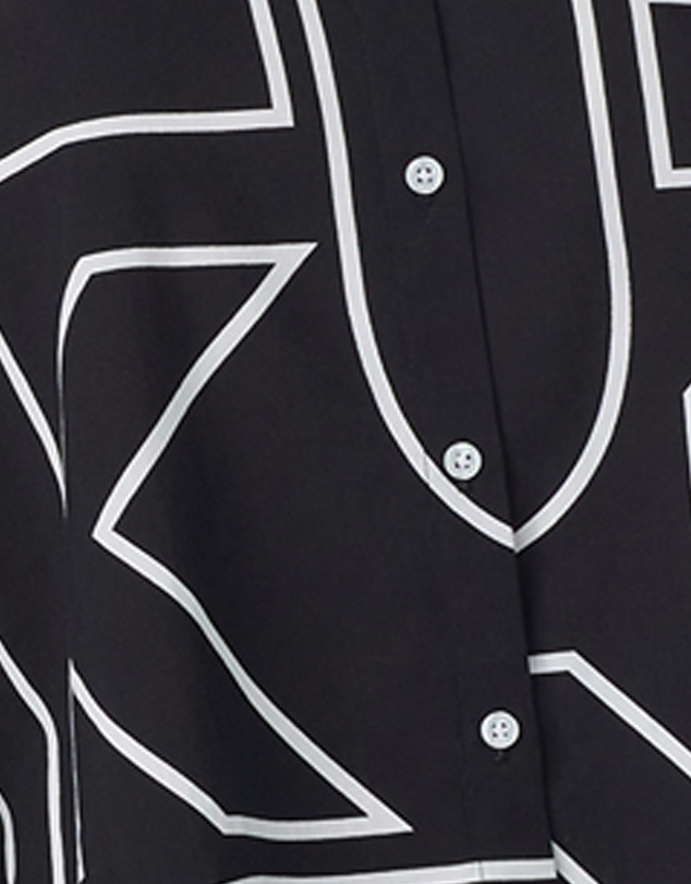 DKNY - Woven Cotton & Viscose Button Up Short Pyjama Set