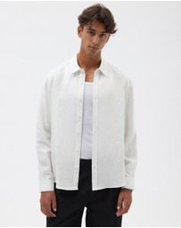 AERE - Euro Resort Linen LS Shirt