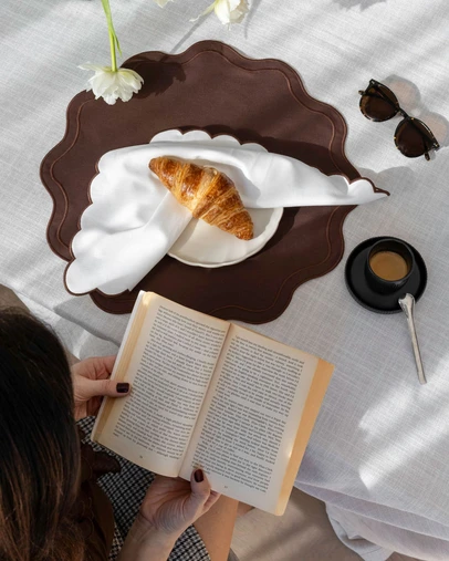 Tablescaped - The Espresso Collection - Set of 4 Placemats