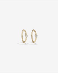 Michael Hill - Diamond Accent Sleeper Earrings in 10kt Yellow Gold