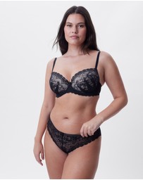 Bras N Things - Posie Lightly Lined Balconette Bra - Black