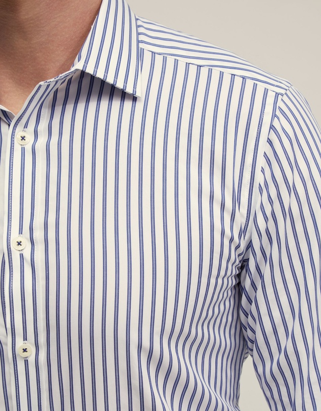Oxford - Beckton Striped Cotton Shirt