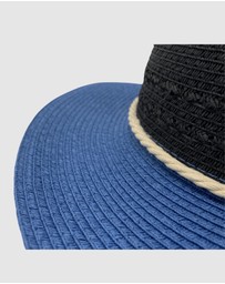 Jacaru - Jacaru 1870 Black & Blue Ladies Hat