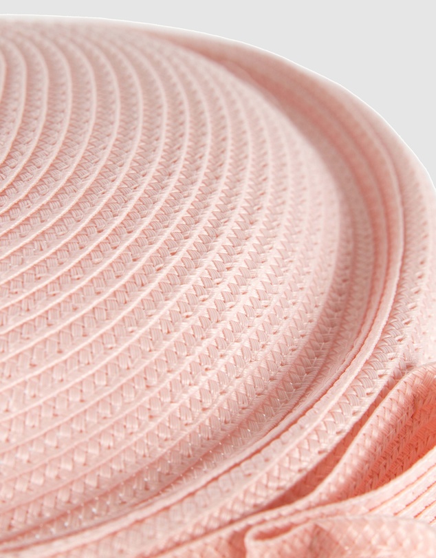 Max Alexander - Pink Braid Pillbox Hat