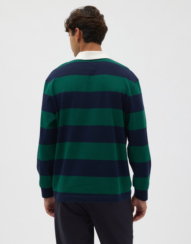 AERE - Striped Rugby Polo