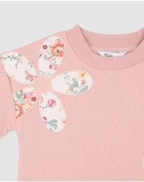 Bebe by Minihaha - Emmy Flowers Sweatshirt 3-7 Yrs