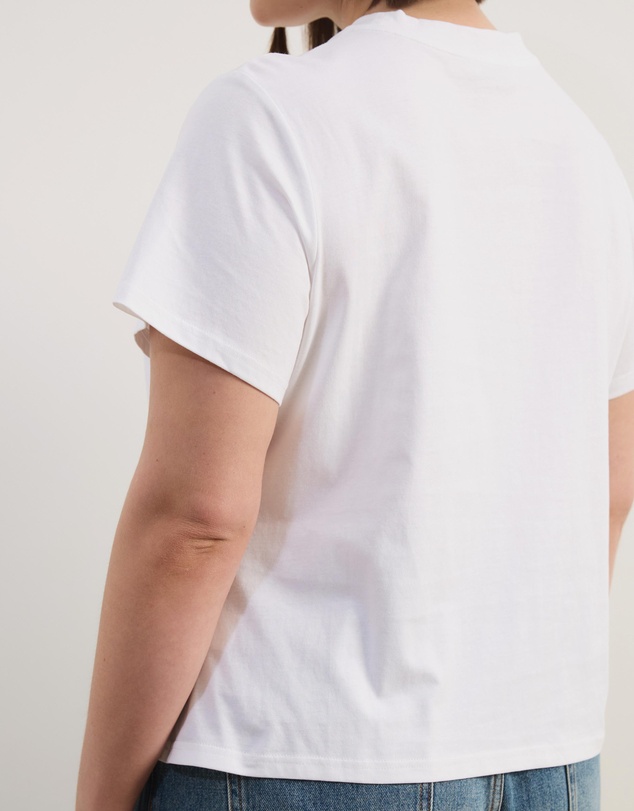 Atmos&Here Curvy - Lorrie Twist Shoulder T-Shirt