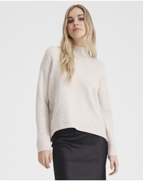 Everly Collective - Denver Mock Knit Sweater