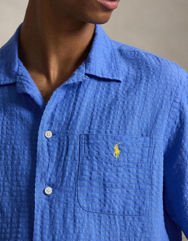 Polo Ralph Lauren - Classic Fit Linen-Blend Seersucker Shirt