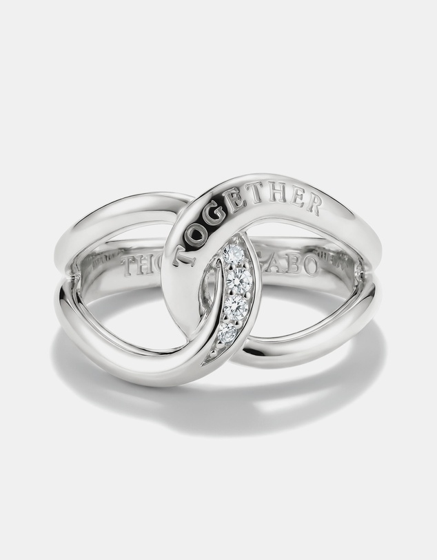 THOMAS SABO - THOMAS SABO Ring Together with zirconia