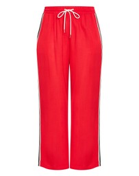 City Chic - Side Stripe Linen Blend Pant
