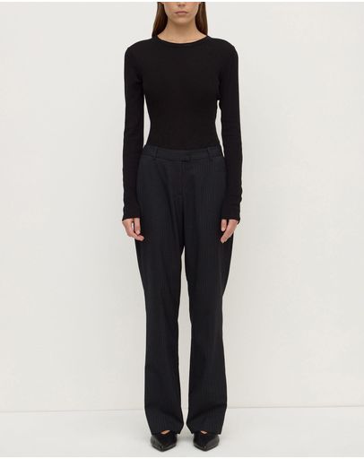 Black Pinstripe