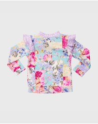 Aqua Blu Kids - Meadow Long Sleeve Rash Vest - Babies