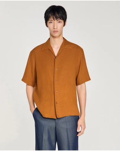 Sandro - Requin Linen Mc Shirt