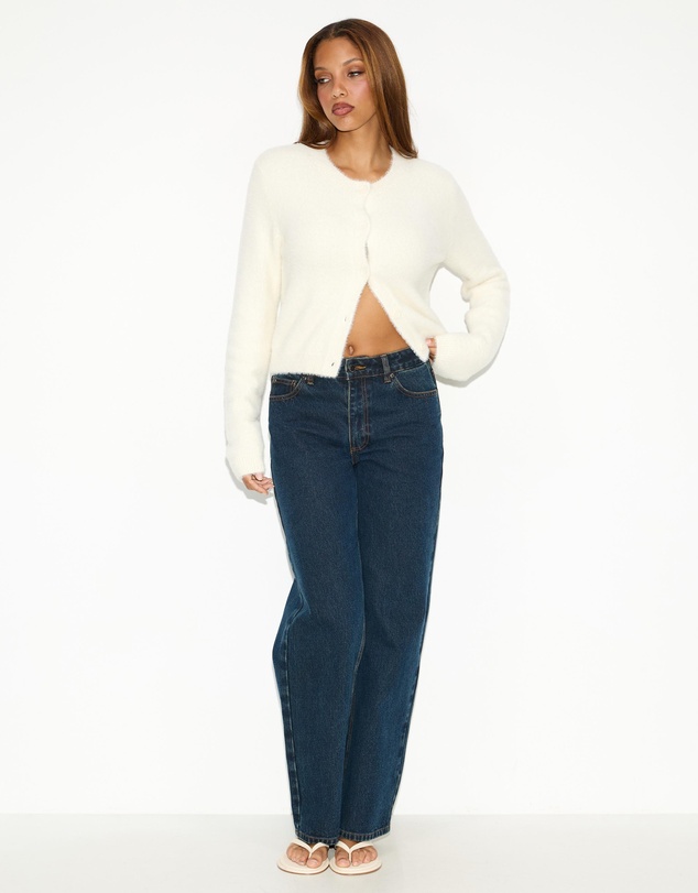Dazie - Sloane Fuzzy Cardigan