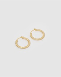Izoa - Alexa Hoop Earrings