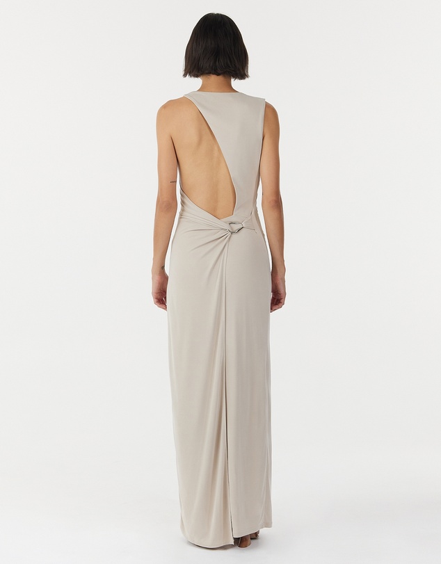 Third Form - Stirling Twist Asymmetric Maxi Dress