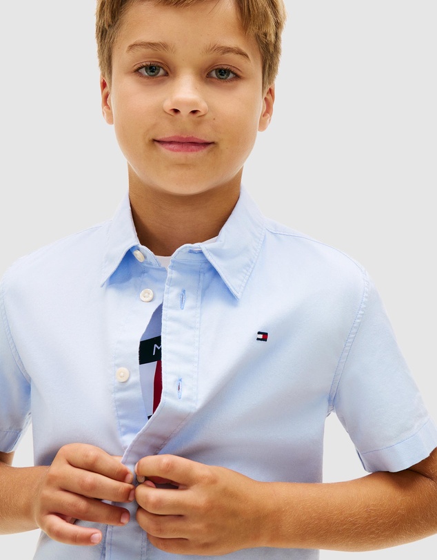 Tommy Hilfiger - SS Oxford Shirt - Kids
