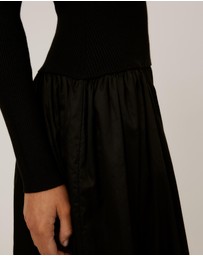 Calli - Oak Contrast Dress