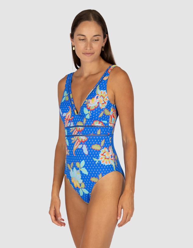 Baku Swimwear - Spice Temple Longline One Piece Swimsuit
