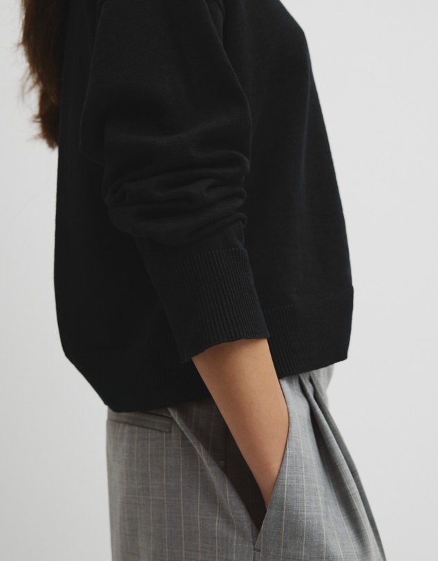 Country Road - Cotton Linen Crew Neck Knit