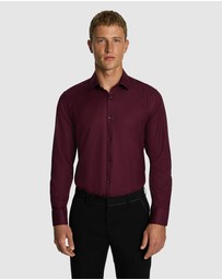 yd. - Monaco Pure Cotton Textured Dress Shirt