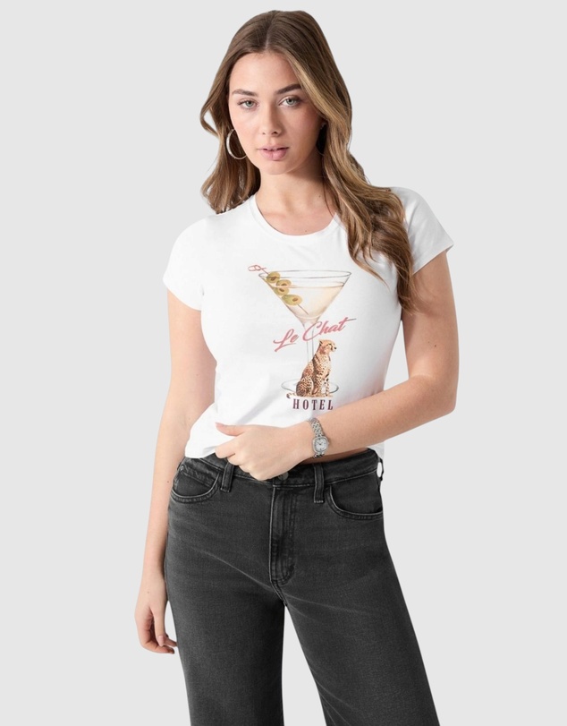 GUESS - Eco Leopardtini Graphic T-Shirt