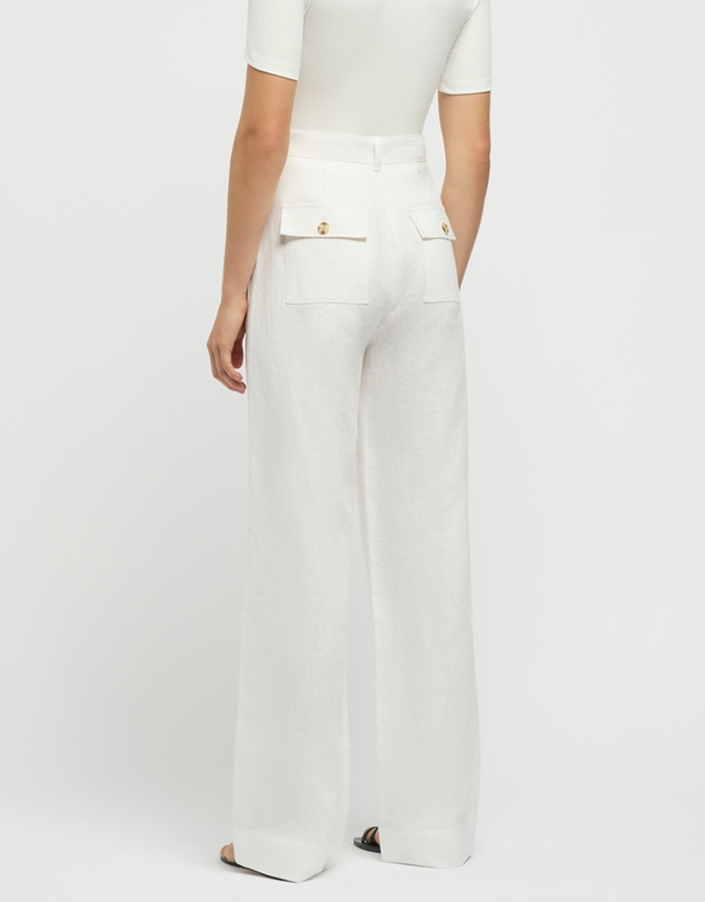 FRIEND of AUDREY - The Linen Pocket Trouser
