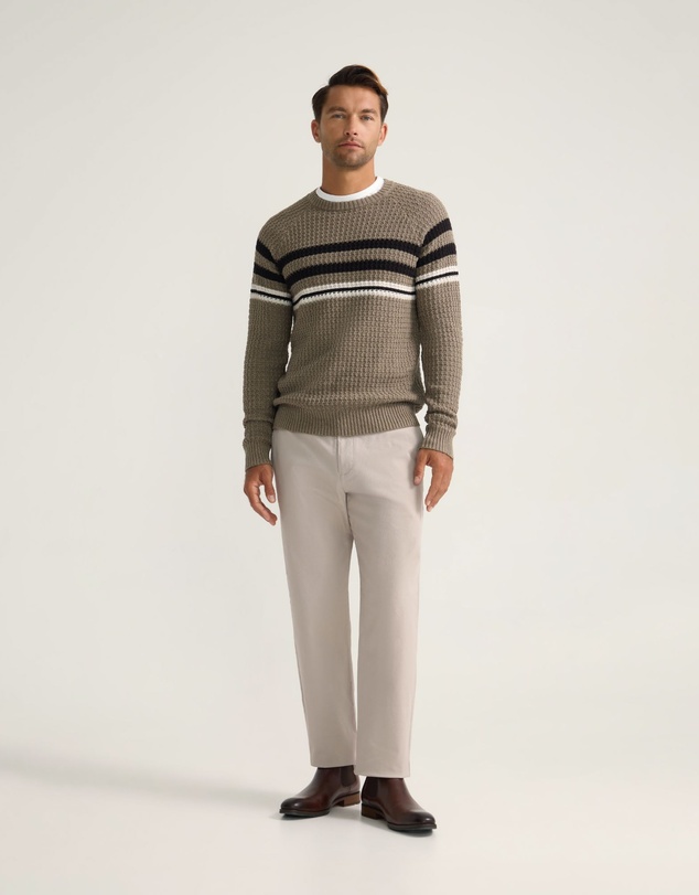 Oxford - Benji Stripe Cotton Knit
