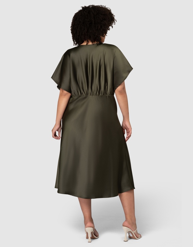 Pink Dusk by Curve Project - Wanting More Midi Dress