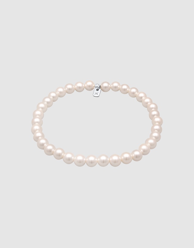 Kuzzoi - ICONIC EXCLUSIVE - Shell Pearl Bead Bracelet in 925 Sterling Silver